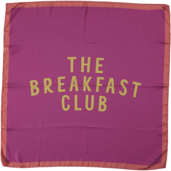 NEW PIUPIUCHICK women's silky bandana/scarf in fuchsia with print - Picture 2 of 3